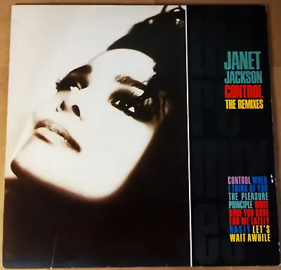 JANET JACKSON Control The Remixes Vinyl EX/VG+ 1987 Stereo Record Album MIXLP  1 • £9.99