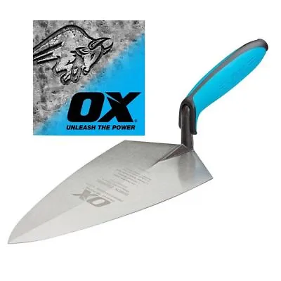 OX Pro Brick Trowel Philadelphia Duragrip Comfort Handle Bricklaying 10-11-12in • £34.25
