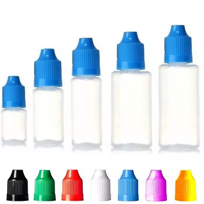 5ml 10ml 30ml 50ml Empty Plastic Squeezable Dropper Bottles Eye Liquid Droppers • $4.95