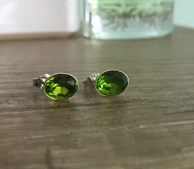 Unwanted Gift Warren James Sterling Silver 925 Ruby Olive Green Earrings New • £10