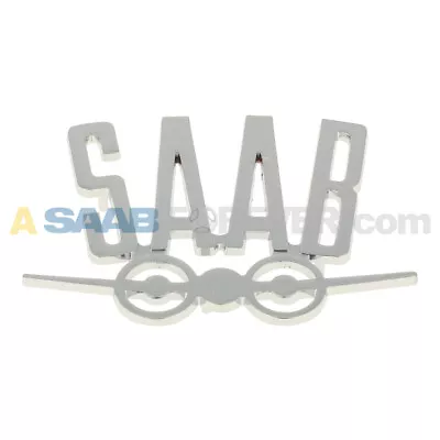 Saab 96 95 V4 Chrome Rear Trunk Emblem **new** Vintage Zinc Alloy Airplane Badge • $39.99