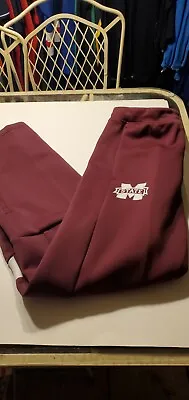 Mississippi State Bulldogs NCAA Team Apparel Adidas Game Mode Pants M • $59.49