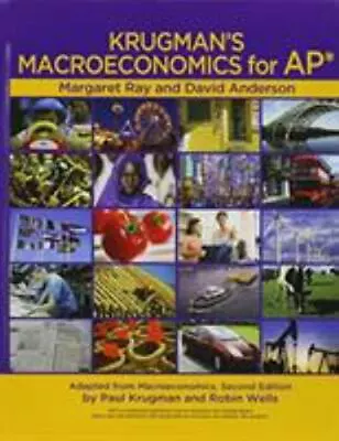 Krugman's Macroeconomics For AP By Ray MargaretAnderson David A. Good Book • $6.25