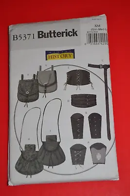 Butterick B5371 Sewing Pattern Mens & Womens Historical Costume Accessories • $7.99