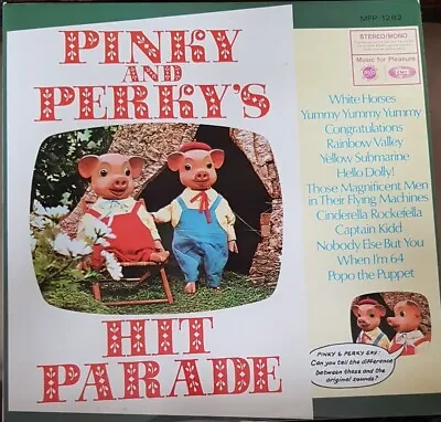 £15 • Buy PINKY AND PERKY'S HIT PARADE Children's Novelty Pop LP Soundtracks Beatles Dance