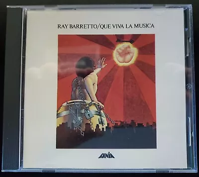 Ray Barretto ~ Que Viva La Musica ~ Canta Adalberto Santiago ~ Fania 1972 CD • $34.95