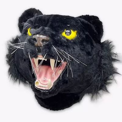 Vintage Black Cat Panther Mascot Head Pitt Panthers Carolina Florida Pittsburgh • $289.99