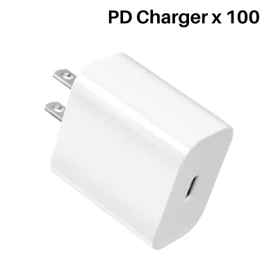 Lot 20W USB-C Type C Fast Charger Power Adapter Block For IPhone 15 14 13 12 Pro • $329