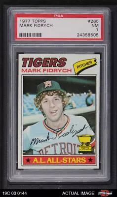 1977 Topps #265 Mark Fidrych Tigers RC ASR PSA 7 - NM • $155