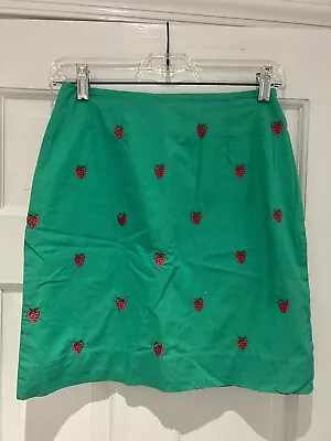 Vintage Lilly Pulitzer Strawberry Skirt • $0.99