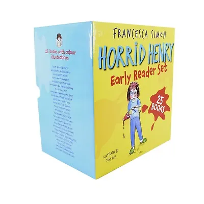 Horrid Henry Early Readers 25 Books Box Set By Francesca Simon- Ages 7-9 - PB • £29.99