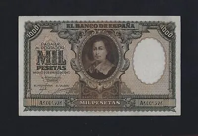 Spain 1000 Pesetas 1940 P-120 XF++ • £603.21