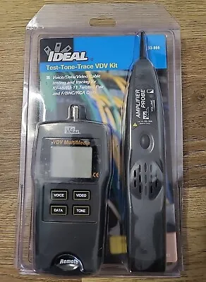 IDEAL Test-Tone-Trace VDV Kit 33-866 Voice/Data/Video Cable Testing Tracing  • $59.99
