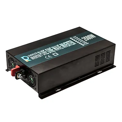 48VDC Inverter 2500W Pure Sine Wave 240V AC Power Converter Truck Battery Motor • £249