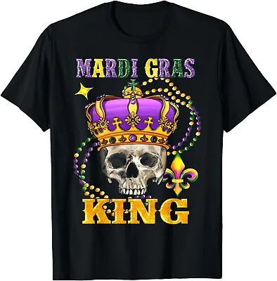 Mardi Gras King Men Carnival Costume Gift Mardi Gras Mens Gift Unisex T-Shirt • $19.95