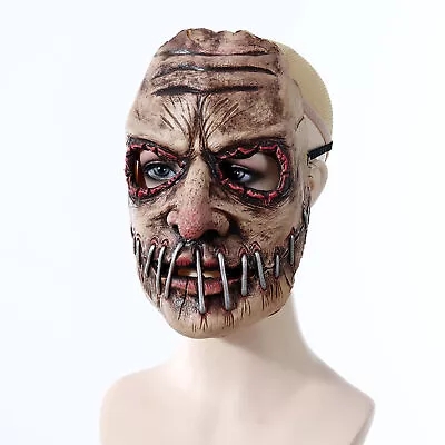 Halloween Creepy Scary Latex Mask Melting Face Zombie Horror Costume Party Props • £3.95