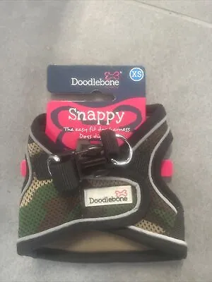 Doodlebone Originals Snappy Dog Harness. Camouflage. Size 1 • £11