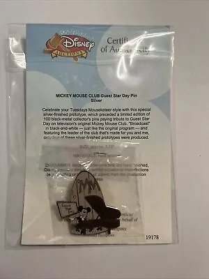 Disney Auctions Pin Guest Star Day Mickey Mouse Le 100 New With Certificate! • $50