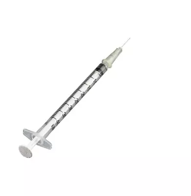 120pcs BD Plastipak Insulin Syringe 1ml U-40 Insulin Luer Without Cannula • £18.88