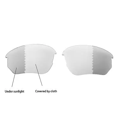 Walleva Polarized Transition/Photochromic Lenses For Oakley Flak Beta Sunglasses • £37.14