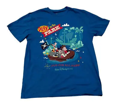 Walt Disney World Play In The Park Mickey Pirate Shirt • $59.95