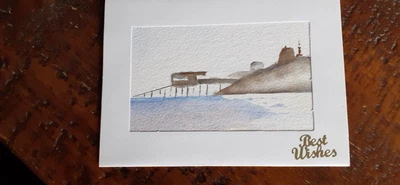 £1.30 • Buy Original Handpainted Watercolour Greeting Card - Happy Birthday 