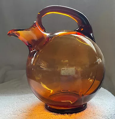 Cambridge 1930 Amber Tilt Decanter • $25