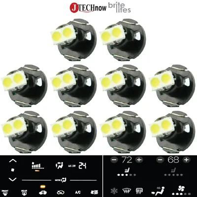 Jtech 10x T4/T4.2 Neo Wedge Dash A/C Climate Control HVAC Switch LED Light Bulb • $8.49