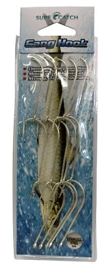 Surecatch 6/0 Gang Hooks - 3 Hooks - 5 Pack • $6.35