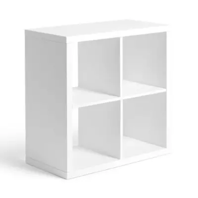 IKEA KALLAX Display Shelving Unit Bookcase Drawer Rack Room Divider White / Wood • £47.99
