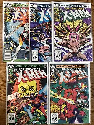 Uncanny X-Men #160 161 162 163 164 Lot Run Marvel Bronze Age 1st Print Fine-NM • $79.99