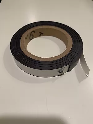 Strong Magnetic Strip Tape 3/4” X 1.5 Mm X 10 Ft - One Side Peel-off Ashesive • $6