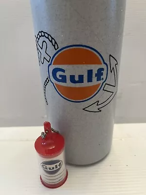 Gulf Oil Water Bottle And Nautical Marine Logo Boat Key Ring Chain • $15