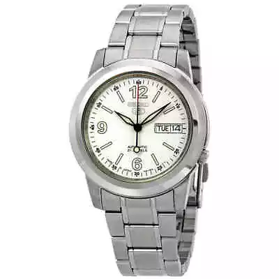 Seiko Series 5 Automatic White Dial Men's Watch SNKE57J1 • $125.39