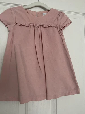 £10 • Buy The Little White Company Baby Girl Pink Dress 12-18 Months