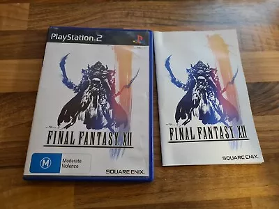 Final Fantasy XII (7) - Sony Playstation 2 (PS2) Game *W/ Manual* • $12.99