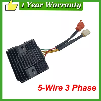 New Voltage Rectifier Regulator 3 Phase 5-Wire 12V For Motorcycle Replacement • £18.82