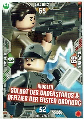 Lego Star Wars Series 2 Trading Cards Card No. 113 Rivals Soldier & Officer • $2.13