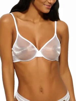 Gossard Glossies Bra Sheer Moulded Plunge Seamless Non Padded Sexy Bras Lingerie • £33.61