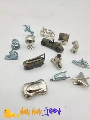 MONOPOLY Game Replacement Pewter TOKENS 13 Untis • $14.99