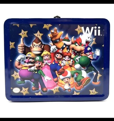 Nintendo Wii Super Mario Bros Party Collectible Tin Lunch Box • $14.99