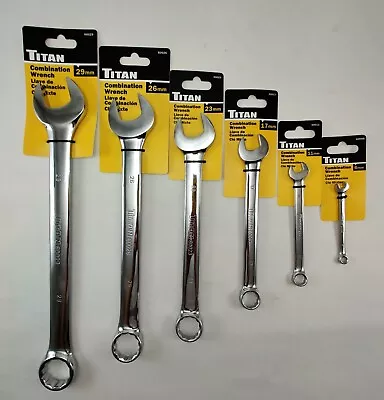 Titan Polished Individual Metric 12 Pt Wrench Choice Of Sizes 6mm - 29mm  • $7.82