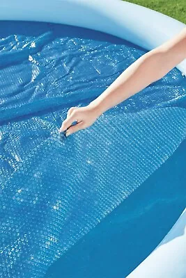 Bestway Steel Solar Heat Cover 12ft ROUND SWIMMING POOL PADDLING TARPAULINE • £27.99