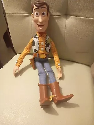 Toy Story Figure Woody Talking Pull String Doll Toys Disney Cowboy 15” • £14