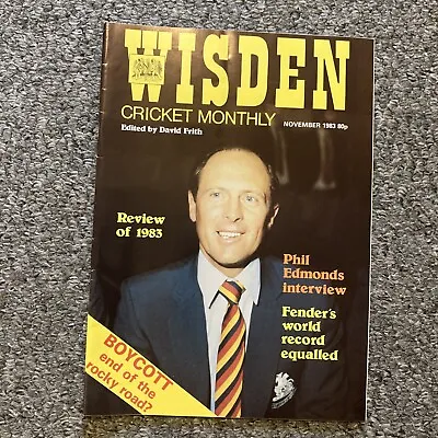 £2.50 • Buy WISDEN - BOYCOTT  The End And Review Of 1983 - Nov 1983