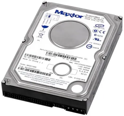 £103.68 • Buy Hard Drive Maxtor Diamondmax 17 160GB 6G160P0 7200U/Min 8MB Ata Ide 3.5'' Inch