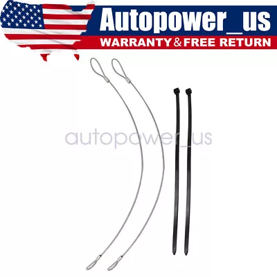 For Corvette C4 1984-1996 #RP604802 Emergency Hood Release Cable Kit 2PCS • $11.99