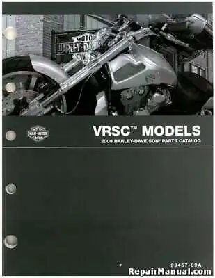 $103.64 • Buy 2009 Harley Davidson VRSC V-Rod Motorcycle Parts Manual : 99457-09A
