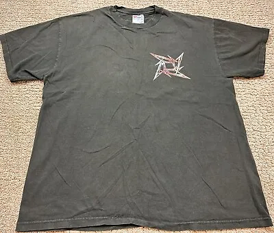 Vintage 1996 Metallica Ninja Star Load T-shirt Sz XL Concert Tour Single Stitch • $70