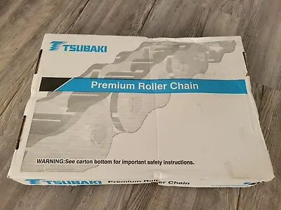 MAKE AN OFFER MUST SELL; Tsubaki 100-RIV-10FT Riveted Roller Chain; 10' Long • $99.99